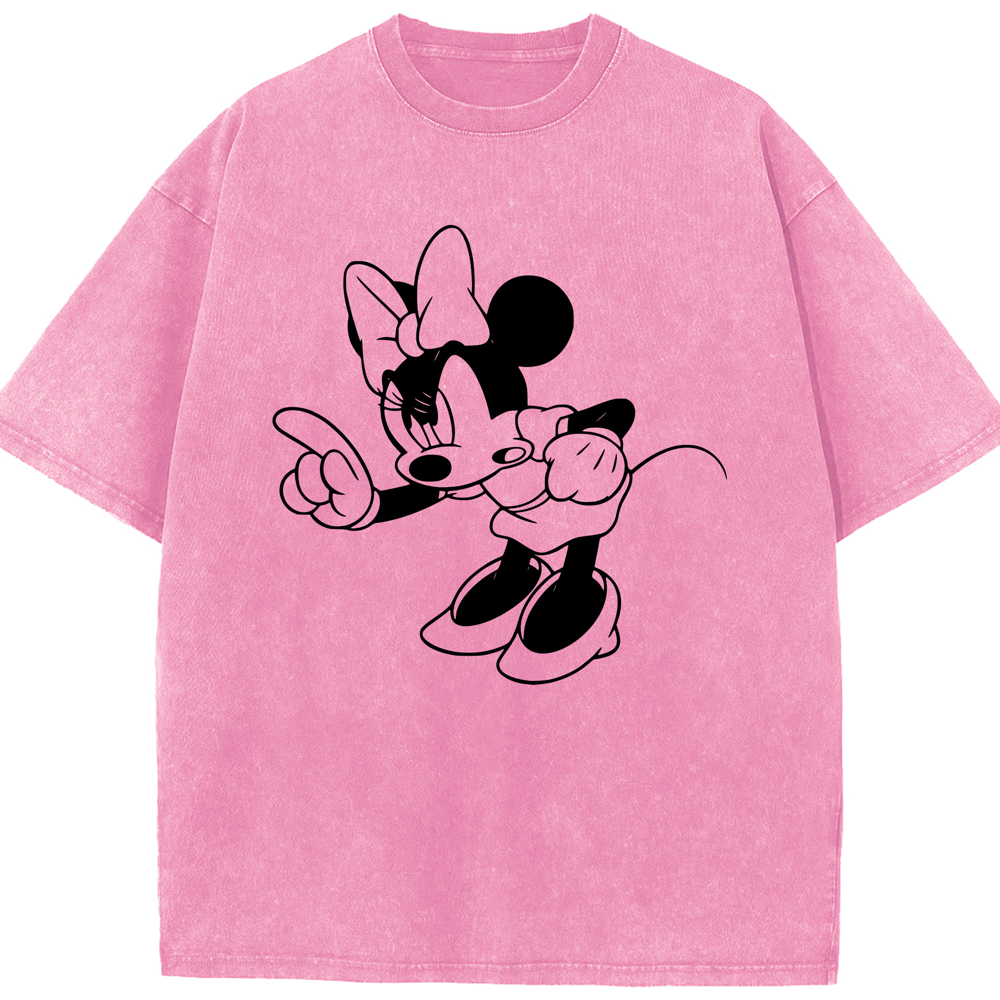 （画像用） ミッキーマウス Mickey Mouse 綿100% ヴィンテージ風 半袖Tシャツ（フロントプリント）